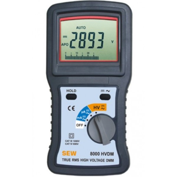 SEW 8000HVDM True-RMS High Voltage Digital Multimeter